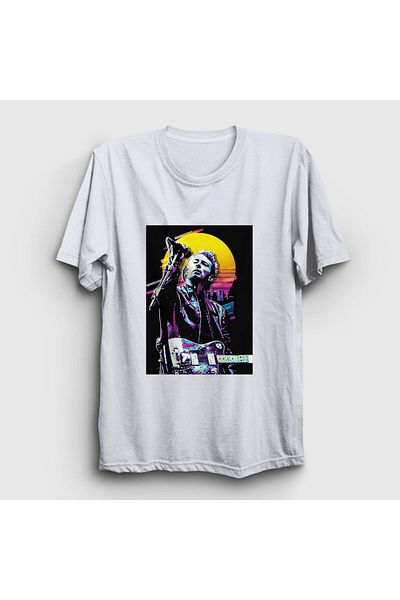 Presmono Λευκό μπλουζάκι Radiohead Unisex - Thom Yorke 104591 ττ