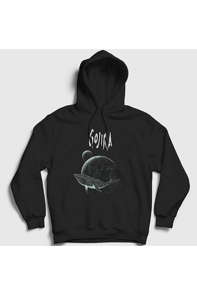 Presmono Unisex Μαύρο φούτερ με κουκούλα Gojira - Mars To Sirius V2 53296tt