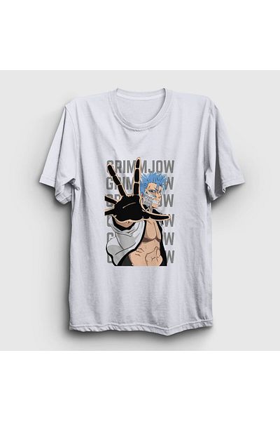 Presmono Μπλουζάκι Grimmjow Unisex White Anime Bleach - 127380 ττ