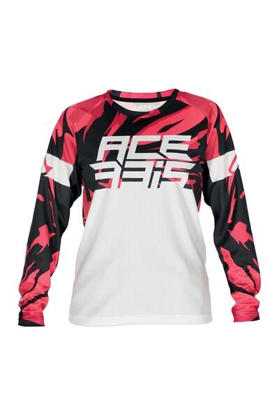 Acerbis Mx J-Kıd Four Çocuk Jersey Beyaz Mor