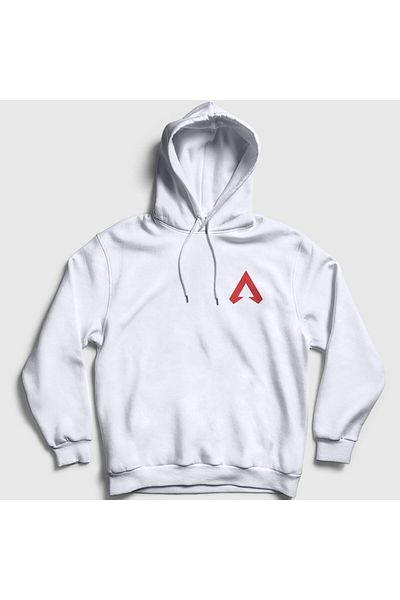 Presmono Φούτερ Apex Legends Unisex με λευκή κουκούλα - Λογότυπο στο πλάι 232393 ττ