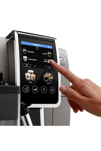 DELONGHİ 1450W Dinamica Plus Easy Brew Full Touch Color Display Automatic Coffee Maker