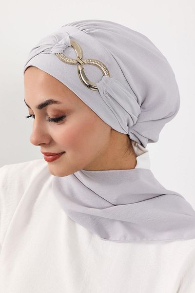 Aisha's Design Ready Turban with Aerobin Fabric - Accessory, Ht-94