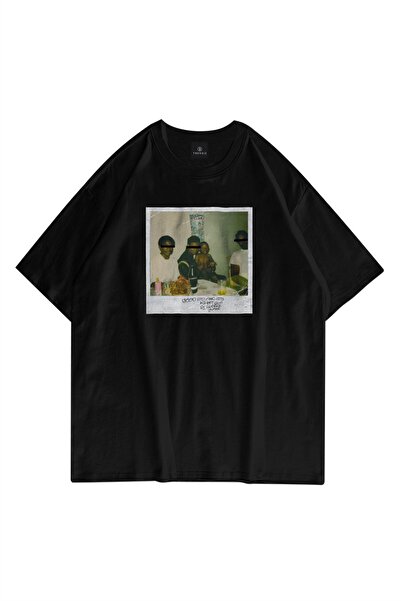 Trendiz Μπλουζάκι Unisex Kendrick Lamar M.a.a.d City Black