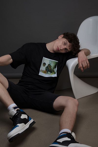 Trendiz Μπλουζάκι Unisex Kendrick Lamar M.a.a.d City Black