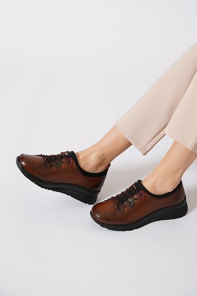 Moda Pie Colorful Women's Genuine Leather Shoes - Panoso Capsule Tan Skin