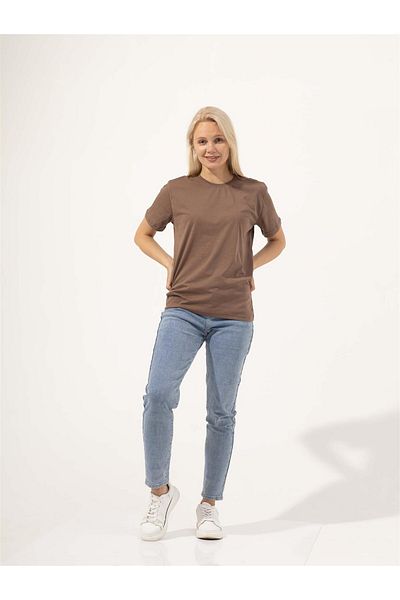 Trendiz Tricou subțire de damă maro