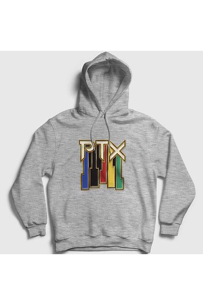 Presmono Pentatonix Unisex Vintage Γκρι Φούτερ με κουκούλα - 75851tt