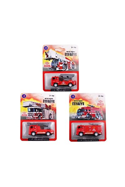 abnturk 1 قطعة لعبة سحب قطرة سيارة إطفاء معدنية صغيرة