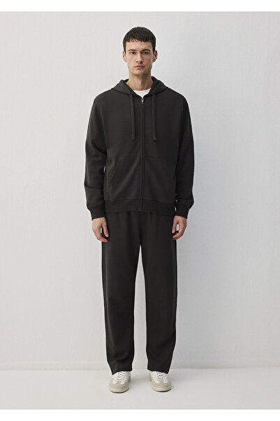 Mavi Fermuarlı Antrasit Basic Sweatshirt  Oversize / Geniş Kesim 0S10179-70092