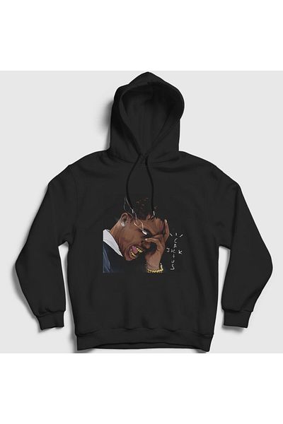 Presmono Унисекс суитшърт с качулка Travis Scott Cactus Jack Astroworld - 42363tt