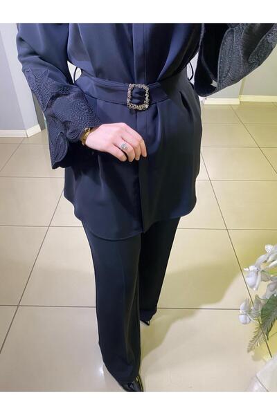 miaruj Miaruj Wide Leg Crepe Fabric Pants