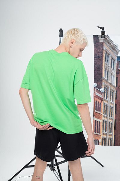 Trendiz Ανδρικό Tshirt Drew Text Πράσινο