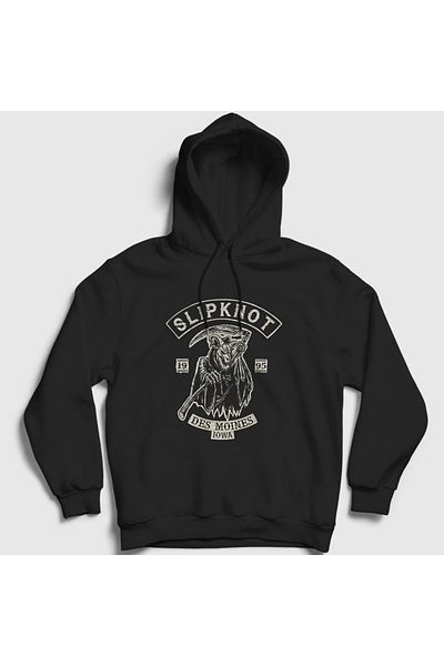 Presmono Φούτερ Unisex Black Reaper Slipknot με κουκούλα 113043 ττ