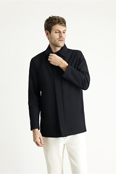 Kiğılı Hooded Classic Top Coat and Trench Coat Set