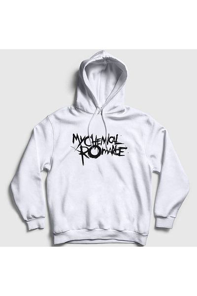 Presmono Φούτερ My Chemical Romance Unisex Λευκή κουκούλα - 71231tt