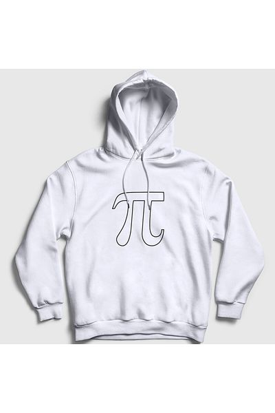 Presmono Μαθηματικά Μαθηματικά Pi Number Unisex Λευκή κουκούλα φούτερ - 422193 ττ