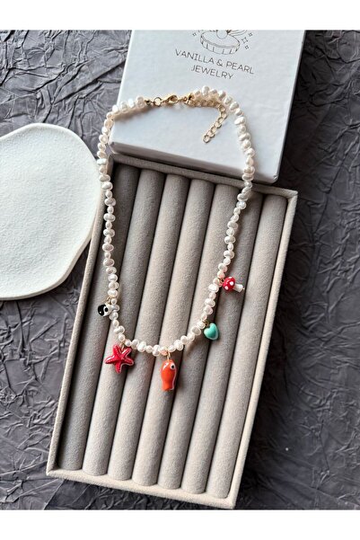 Home Özel Tasarım Çok Detaylı İnci Kolye