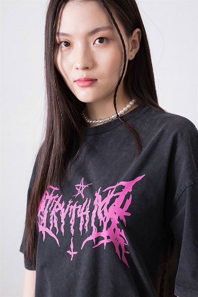 Trendiz Harajuku Gothic Unisex Anthracite T-Shirt