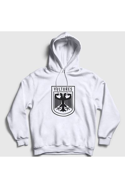 Presmono Φούτερ με κουκούλα Kanye West Unisex White Vultures - 422500 ττ