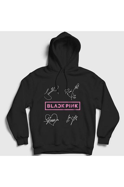 Presmono Унисекс суитшърт с качулка Blackpink - Signs 19666tt