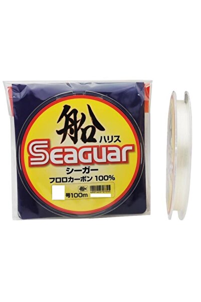 seaguar Fune Harisu 6.0PE 0.405mm 100m %100 Fluorocarbon Misina