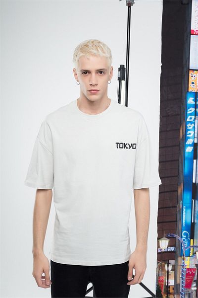 Trendiz Ανδρικό Tshirt Tokyo Λευκό