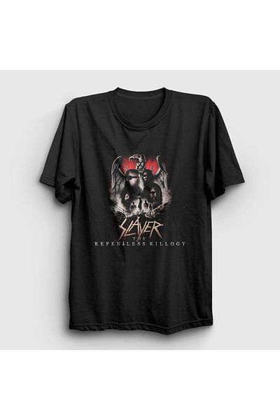 Presmono Μπλουζάκι Unisex Black Slayer Band - 110999 ττ