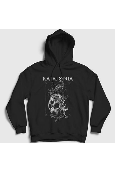 Presmono Φούτερ Katatonia Unisex Μαύρη κουκούλα - 89610tt