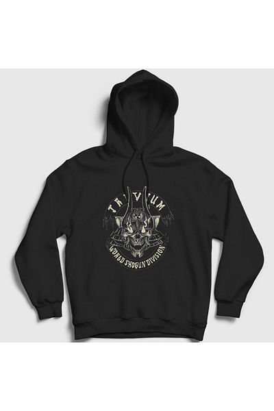 Presmono Μαύρο φούτερ με κουκούλα Shogun V3 Trivium Unisex - 179647 ττ