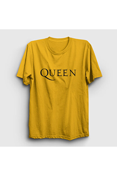 Presmono Žuta unisex solo kraljica T-shirt - 102462tt