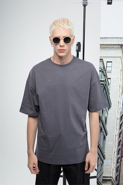 Trendiz Ανδρικό T-Shirt Antresit Basic