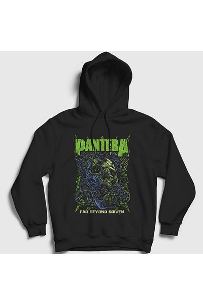 Presmono Φούτερ με μαύρη κουκούλα με σχέδιο Pantera - 168392 ττ