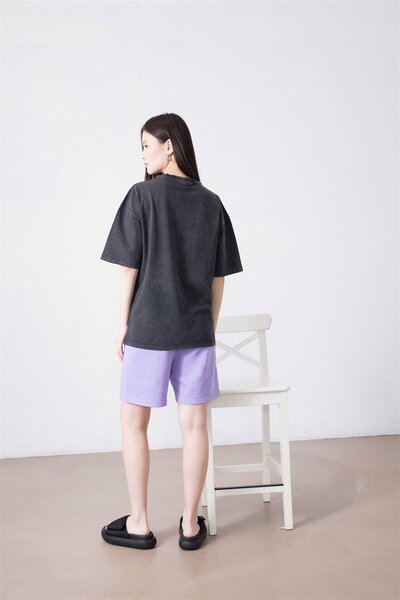 Trendiz Μπλουζάκι Anthracite Unisex Guerila που πλένεται