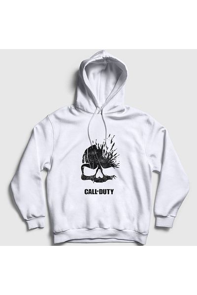Presmono Φούτερ Call Of Duty Unisex White Skull Hooded - 27353tt