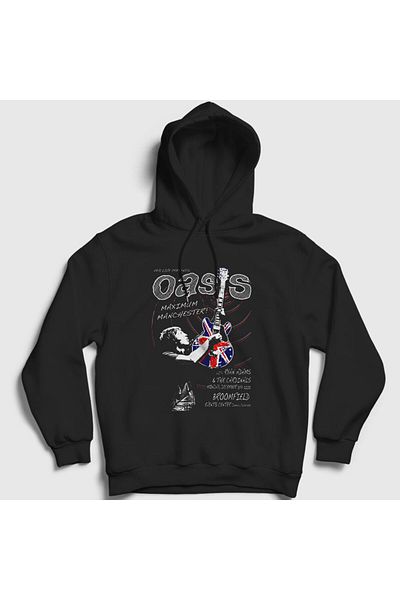 Presmono Φούτερ με κουκούλα Unisex Black Oasis - 100167 ττ