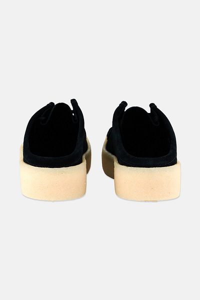 CLARKS Men Standard Fit Wallabee Cup Lo Casual Shoes, Black