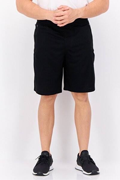 90 Degree By Reflex Men Plain Basic Shorts, Black