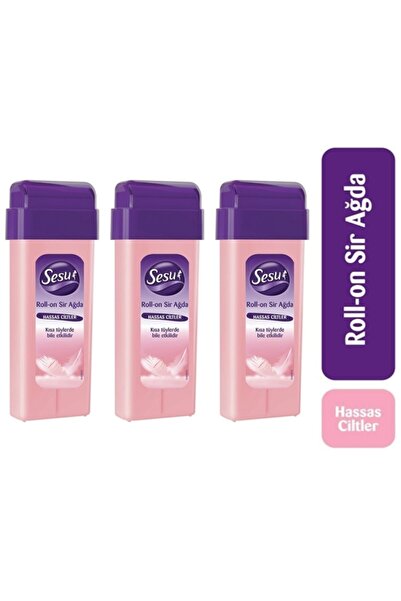 Sesu ROLL-ON SİR AĞDA 100 ML HASSAS CİLT PEMBE SEA 3 ADET