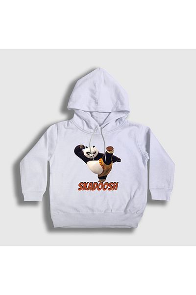 Presmono Hanorac alb pentru copii Kung Fu Panda Skadoosh - 467081 tt