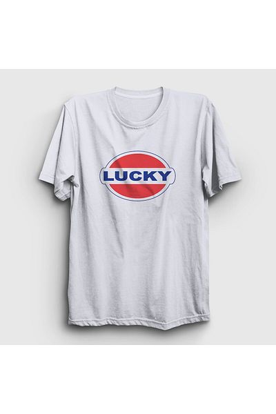 Presmono Μπλουζάκι με λευκό λογότυπο Lucky Halsey Unisex - 459481 ττ