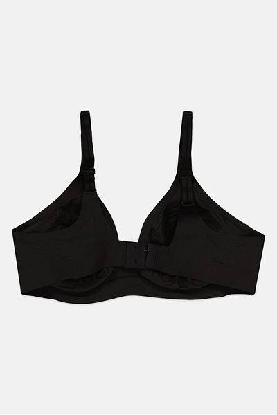SLOGGI Women Textured Padded Body Adapt T-Shirt Bra, Black