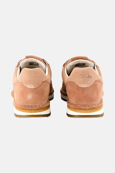 CLARKS Women Standard Fit Craft Run Tor Casual Shoes, Warm Beige