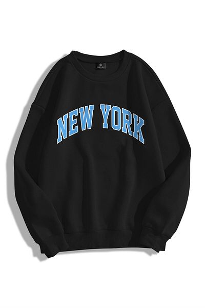 Trendiz Unisex φούτερ New York Crew Neck Hoodie