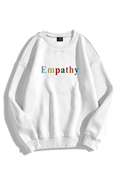 Trendiz Unisex Empathy Bisiklet Yaka Sweatshirt Hoodie
