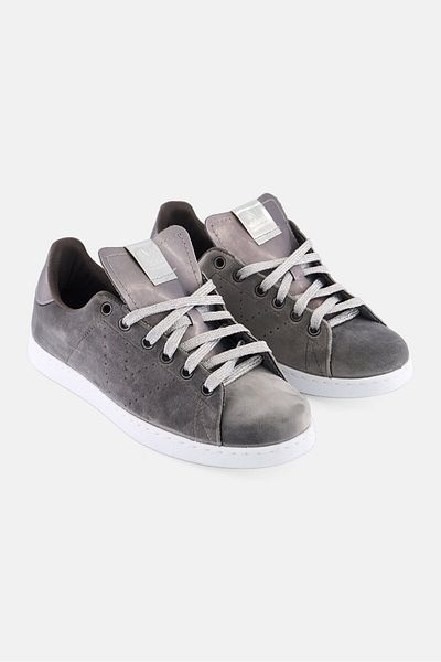 Victoria Women Suede Lace Up Tennis Shoes, Grey