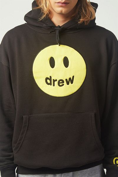 Trendiz Drew Oversize суичър с качулка черен Tr30004