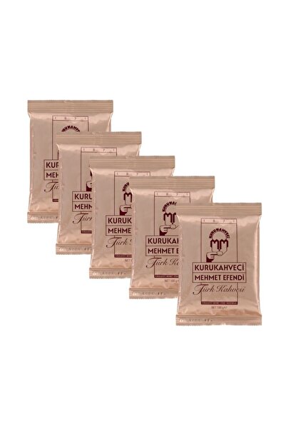 Mehmet Efendi Kurukahveci Türk Kahvesi 5 X 100 G