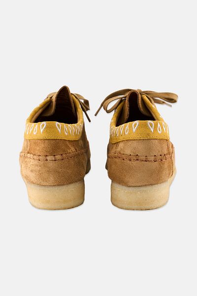 CLARKS Men Standard Fit Weaver Casual Shoes, Tan