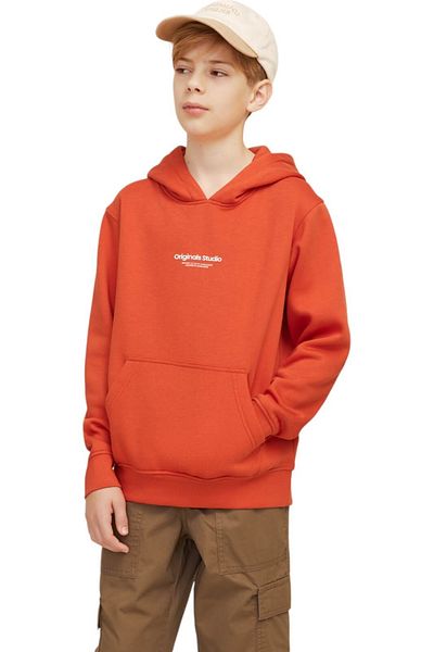 Jack & Jones Hanorac JACK &JONES Vesterbro PO Hood JNR - 12242469-Summer Fig